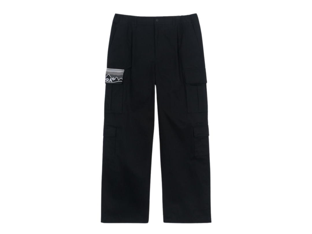 Supra Supra Pocket Graphic Woven Wide Pants Black