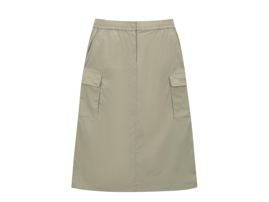 Supra Supra Women Woven Cargo Skirt Beige