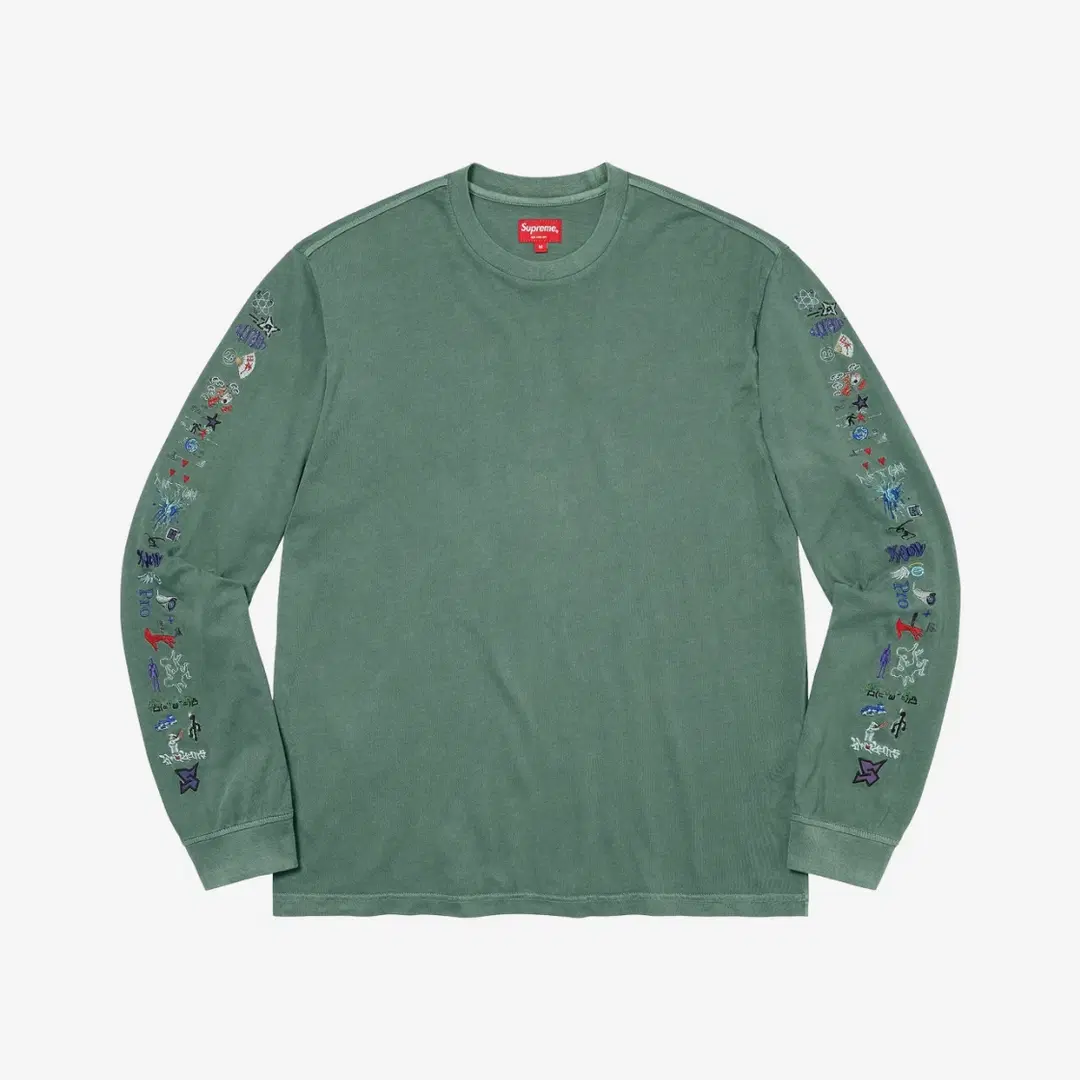 Supreme Supreme Aoi Icons L/S Top Dusty Green - 23SS