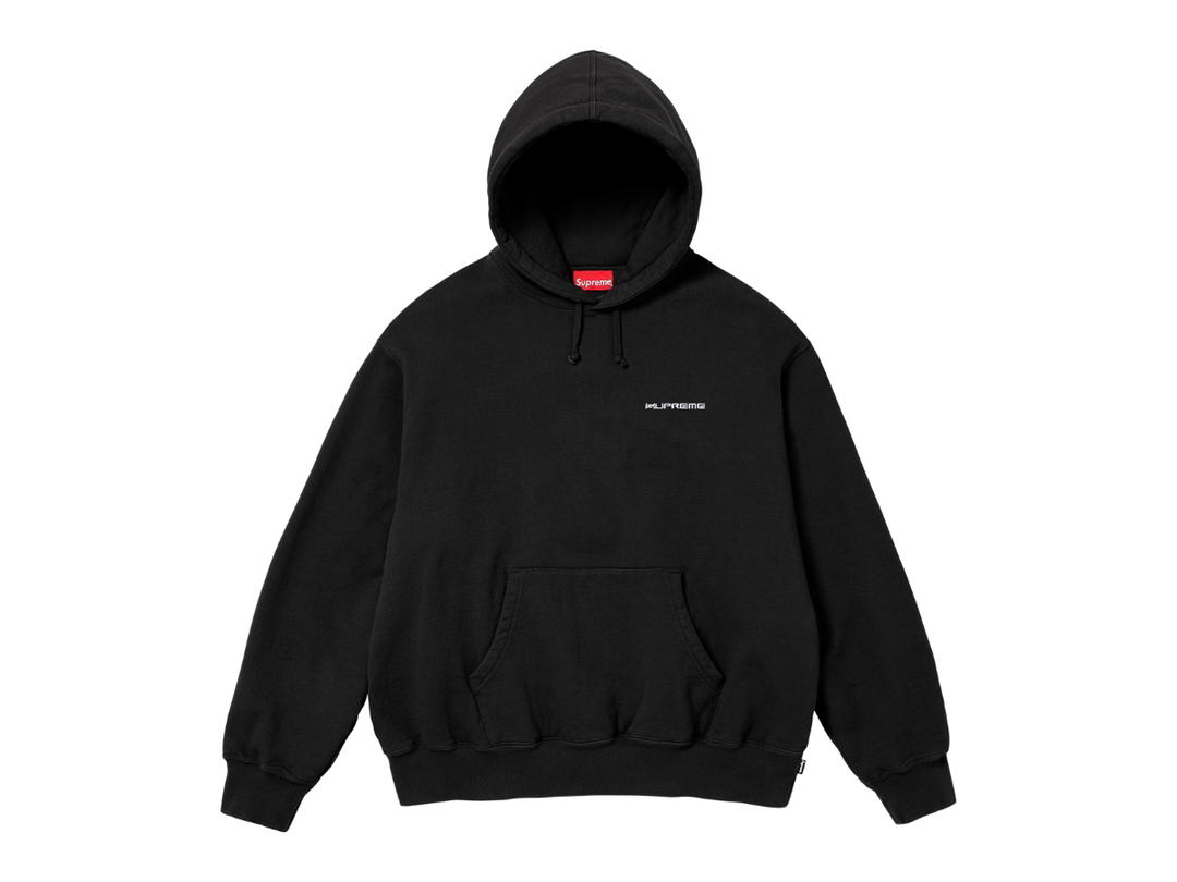 Supreme Supreme AOI Stacked Hooded Sweatshirt Black (FW24)
