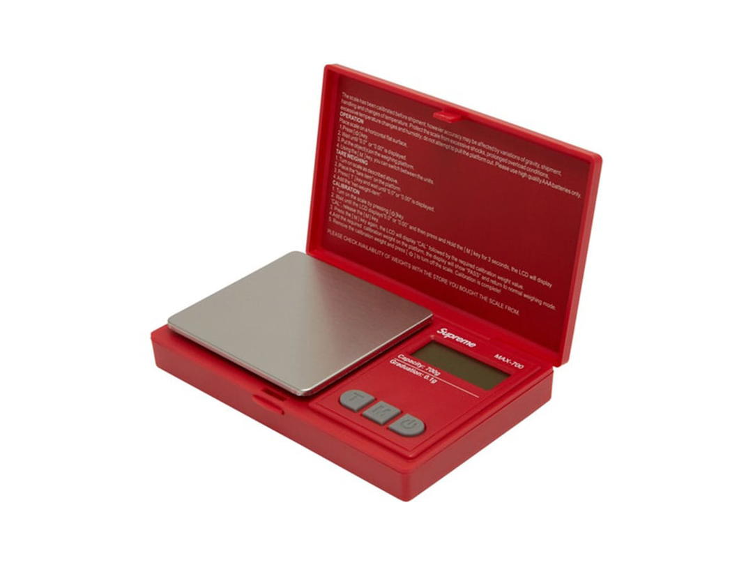Supreme Supreme AWS MAX-700 Digital Scale Red