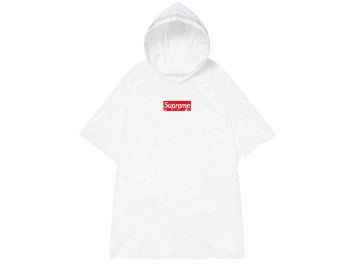 Supreme Supreme Ball Park Rain Poncho White