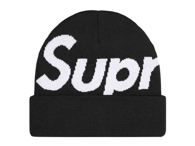 Supreme Supreme Big Logo Beanie Black (FW22) - view 1