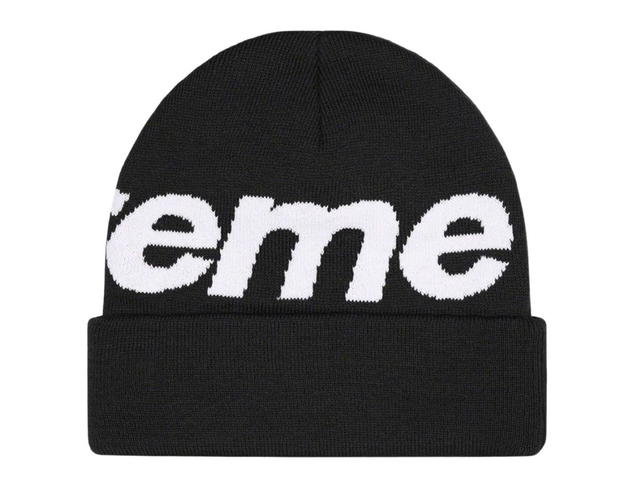 Supreme Supreme Big Logo Beanie Black (FW22) - view 2