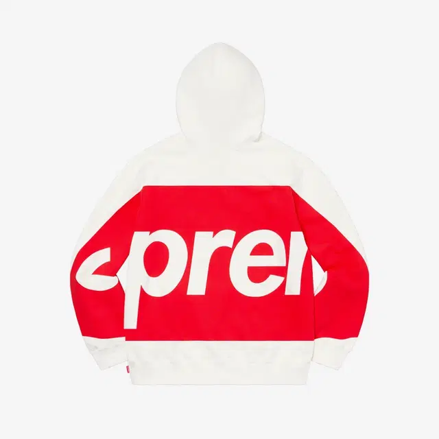 Supreme Supreme Big Logo Hooded Sweatshirt White - 21SS - view 1