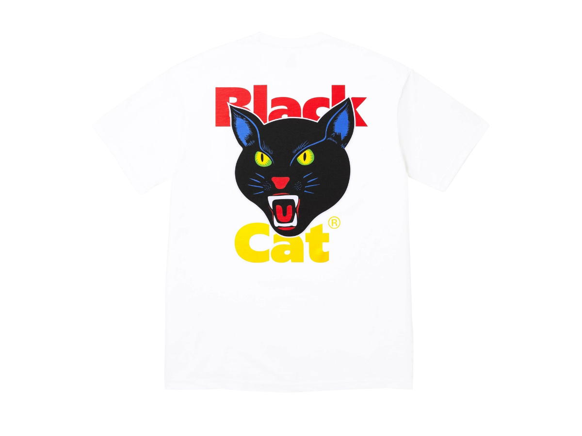 Supreme Supreme Black Cat Tee White (SS24)
