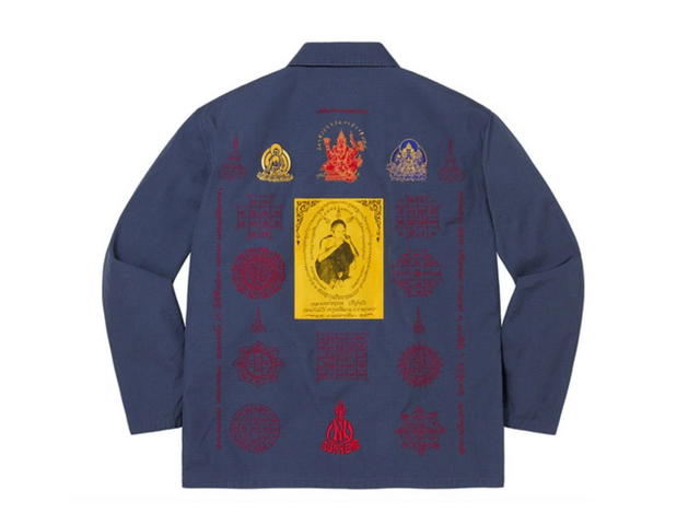 Supreme Supreme Blessings Ripstop Shirt Light Navy - view 2