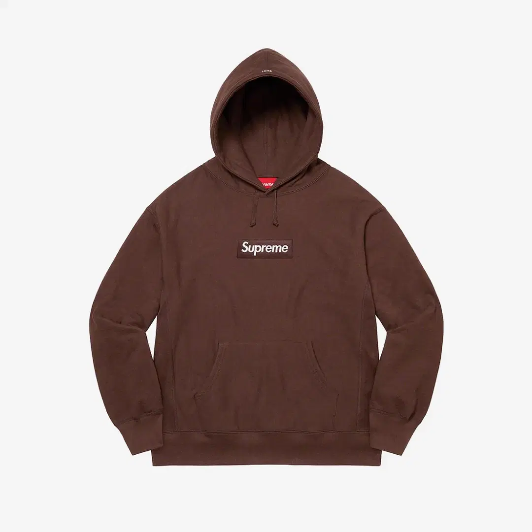 Supreme Supreme Box Logo Hooded Sweatshirt Dark Brown - 21FW