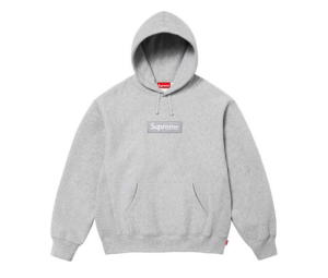Buy Supreme Box Logo Hooded Sweatshirt Heather Grey (FW24) at Sasom – Authentic and Ready to Ship