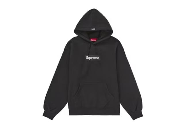 Supreme Supreme Box Logo Hooded Sweatshirt Sweatshirt  Black  (FW24) - view 1
