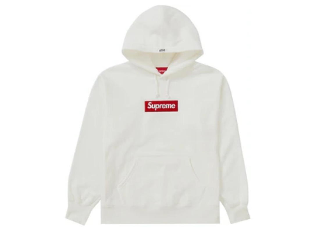 Supreme Supreme Box Logo Hooded Sweatshirt White (FW21)