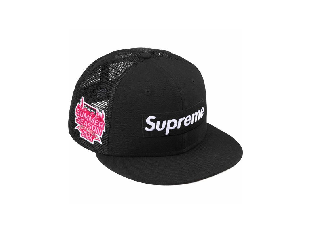 Supreme Supreme Box Logo Mesh Back New Era Black (SS24)
