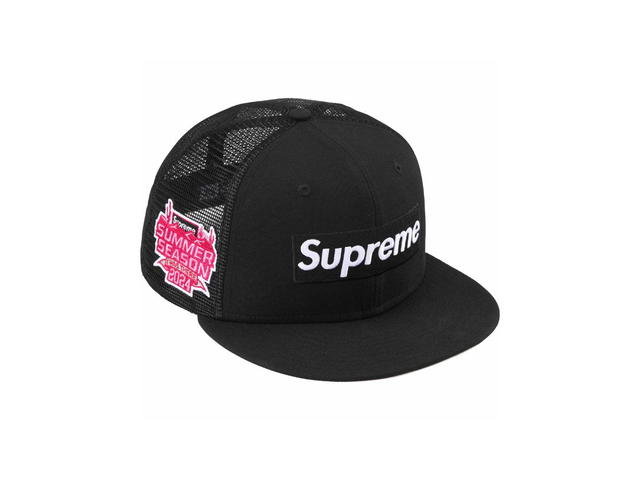 Supreme Supreme Box Logo Mesh Back New Era Black (SS24) - view 1