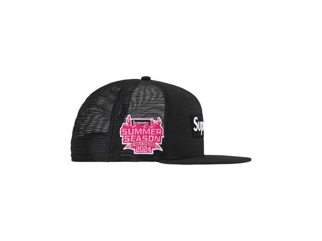 Supreme Supreme Box Logo Mesh Back New Era Black (SS24) - view 2