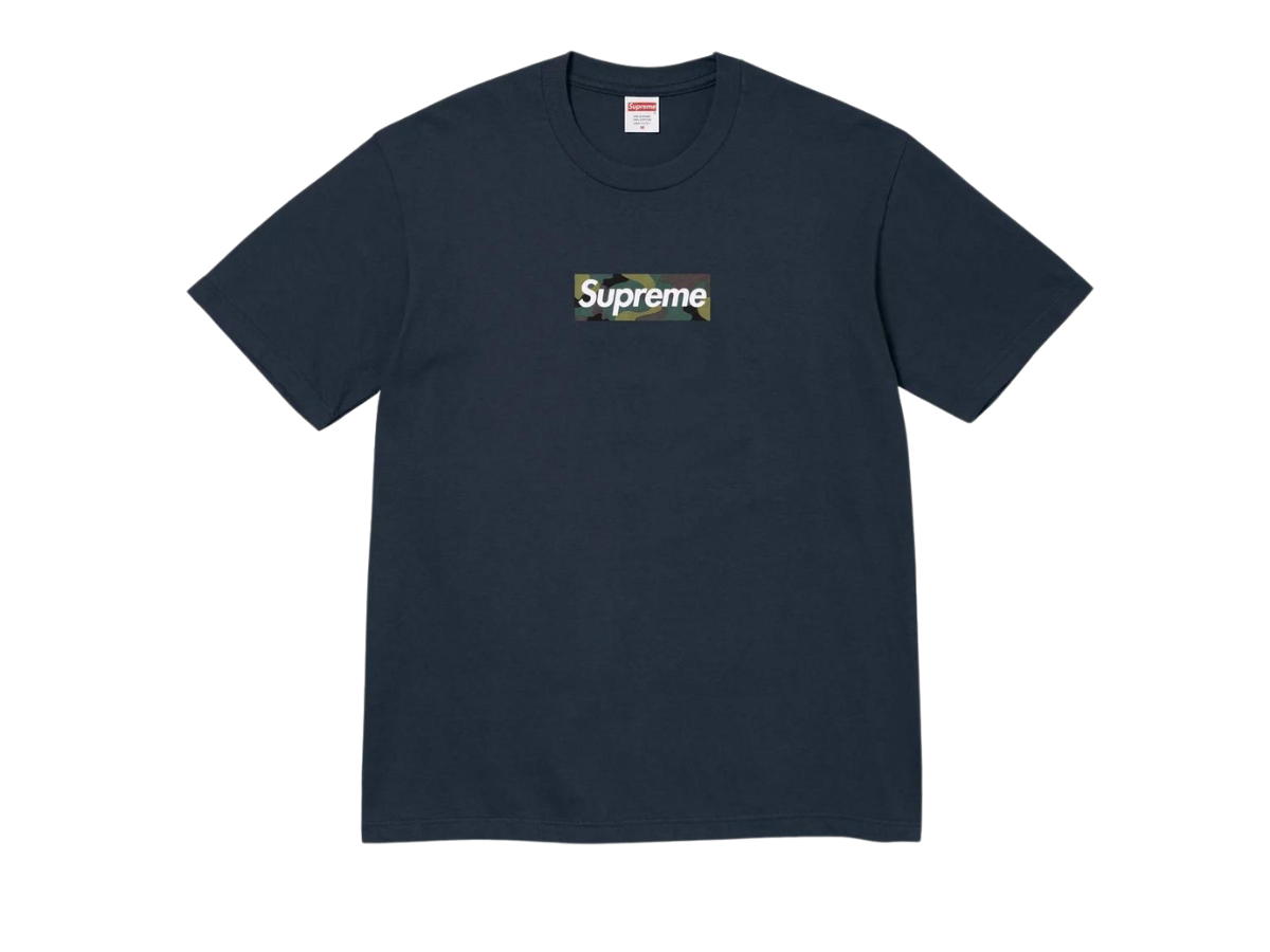 Supreme Supreme Box Logo Tee Navy (FW23)
