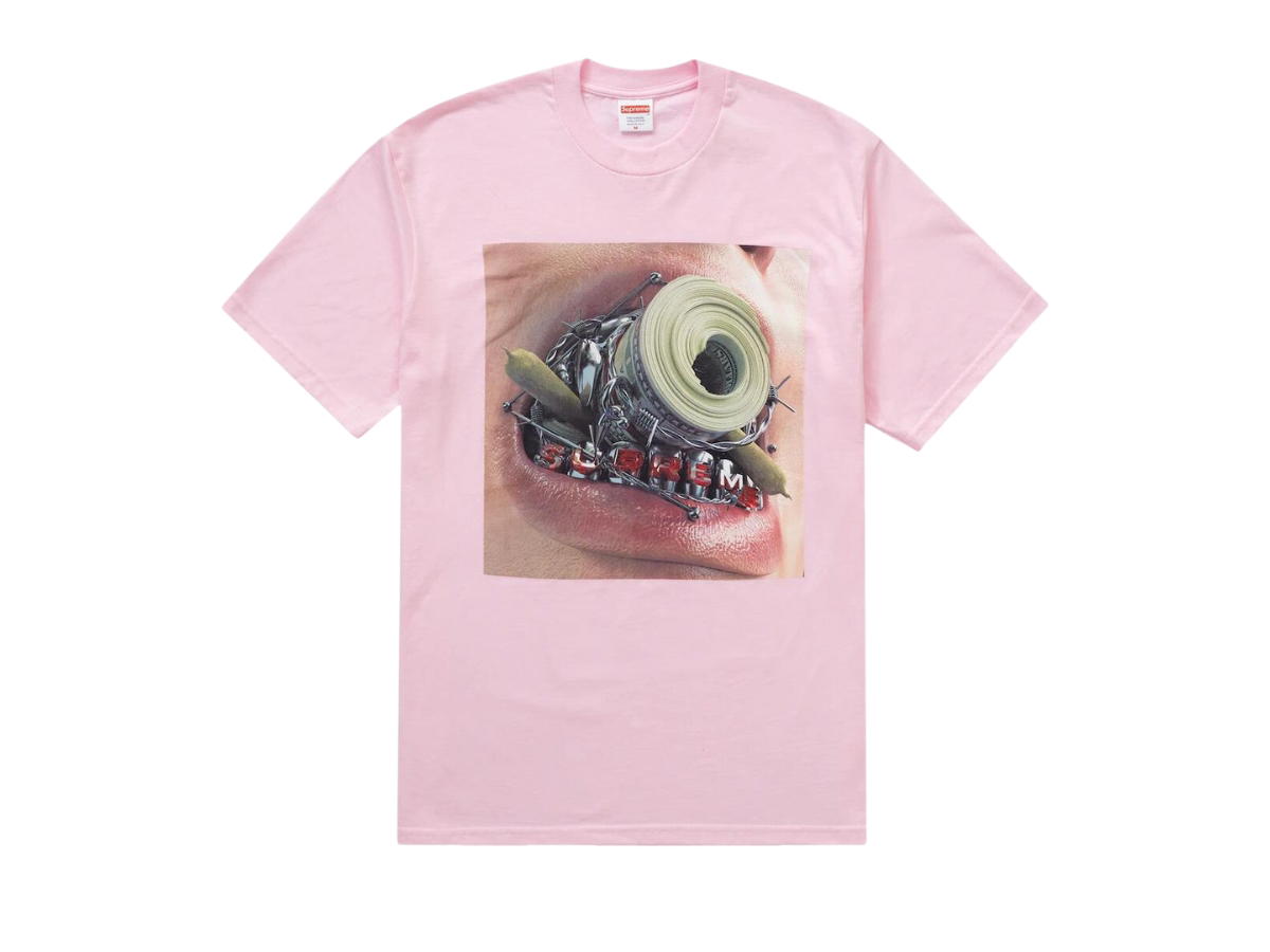 Supreme Supreme Braces Tee Light Pink
