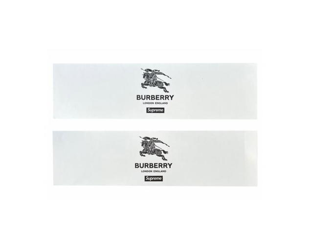 Supreme Supreme Burberry Box Logo Sticker Set - view 2