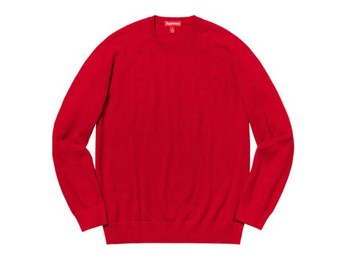 Supreme Supreme Cashmere Sweater FW18 Red