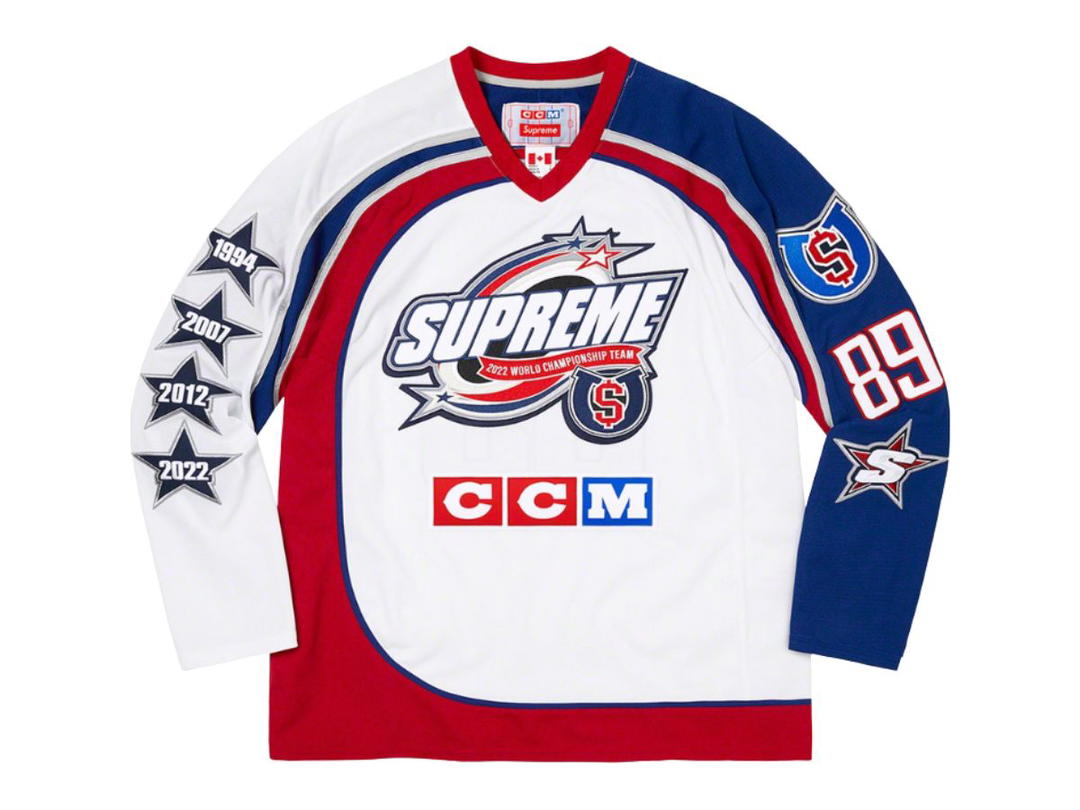 Supreme Supreme CCM All Stars Hockey Jersey White