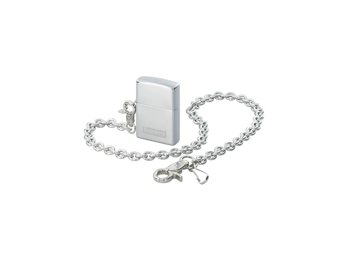 Supreme Supreme Chain Zippo Silver