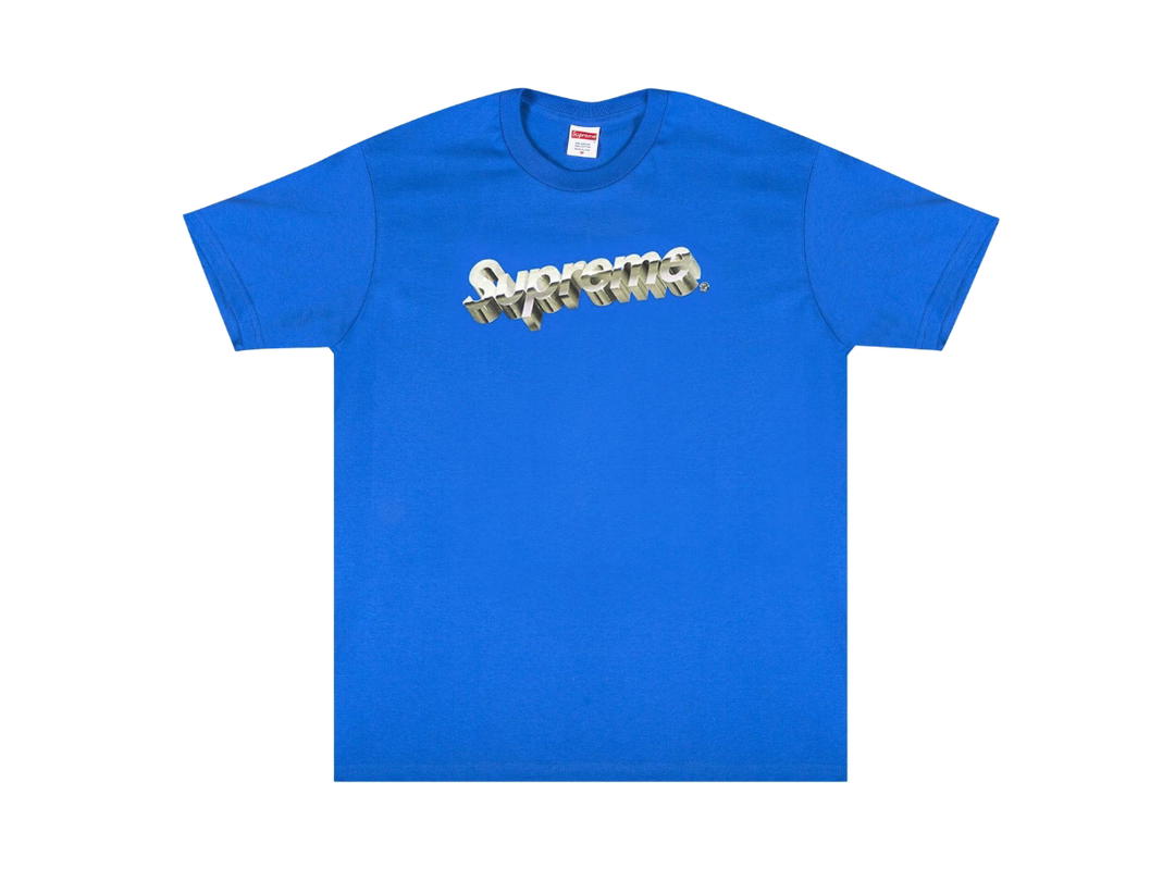 Supreme Supreme Chrome Logo Tee Royal