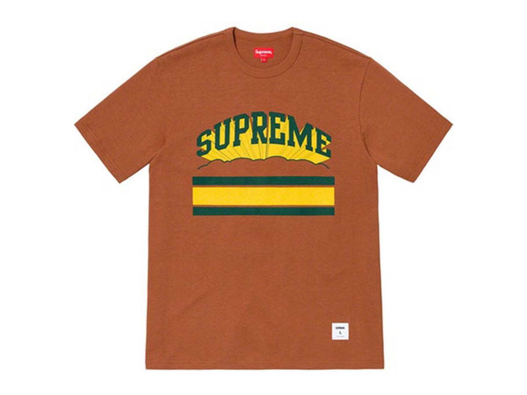 Supreme Supreme Cloud Arc Tee Rust