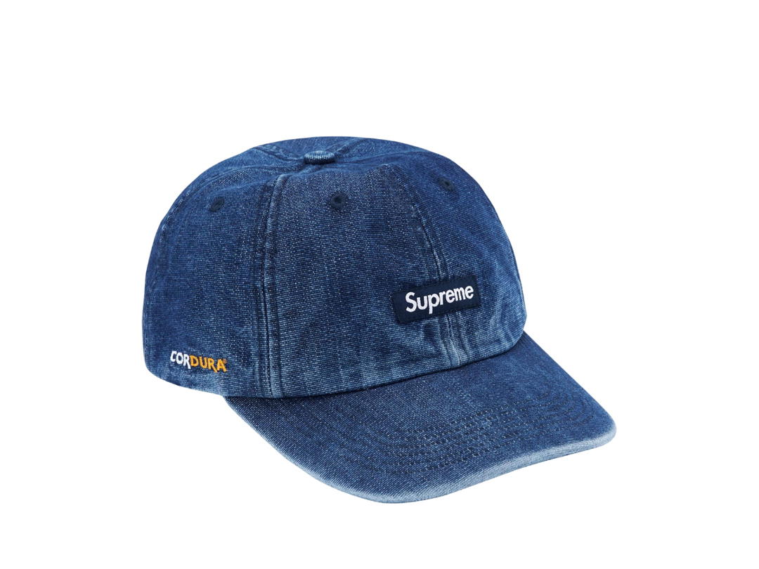Supreme Supreme Cordura Denim Small Box 6-Panel Blue (SS24)