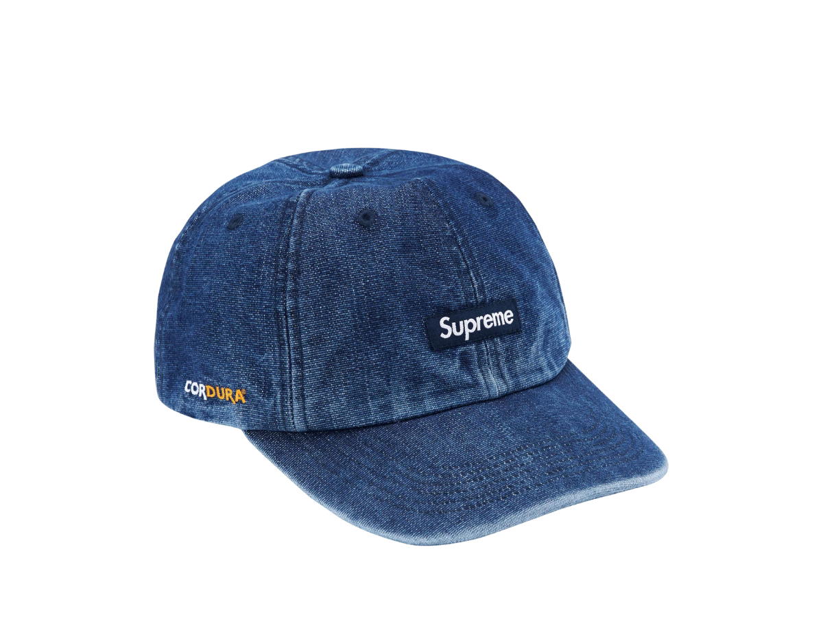 Supreme Supreme Cordura Denim Small Box 6-Panel Blue (SS24)