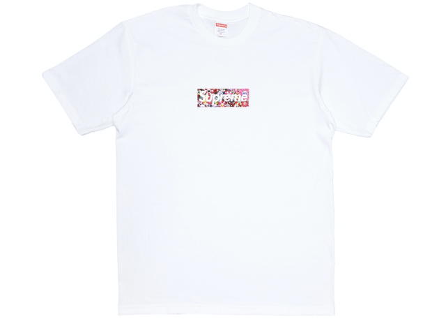 Supreme Supreme Takashi Murakami COVID-19 Relief Box Logo Tee White - view 1