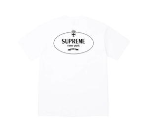 Buy Supreme Crest Tee White (FW24) at Sasom – Authentic and Ready to Ship