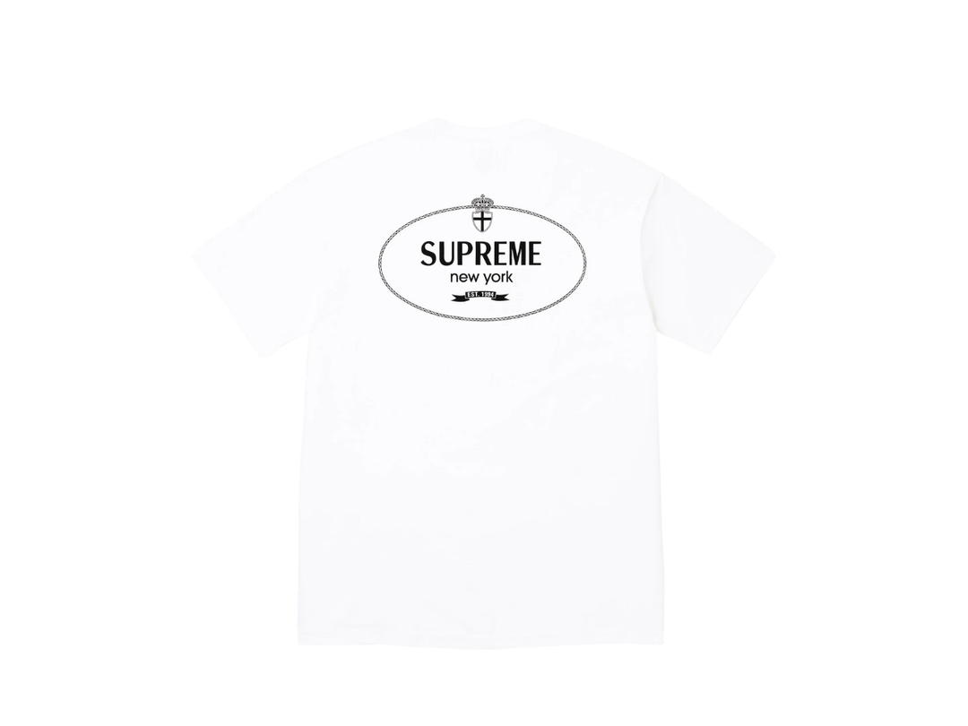 Supreme Supreme Crest Tee White (FW24)