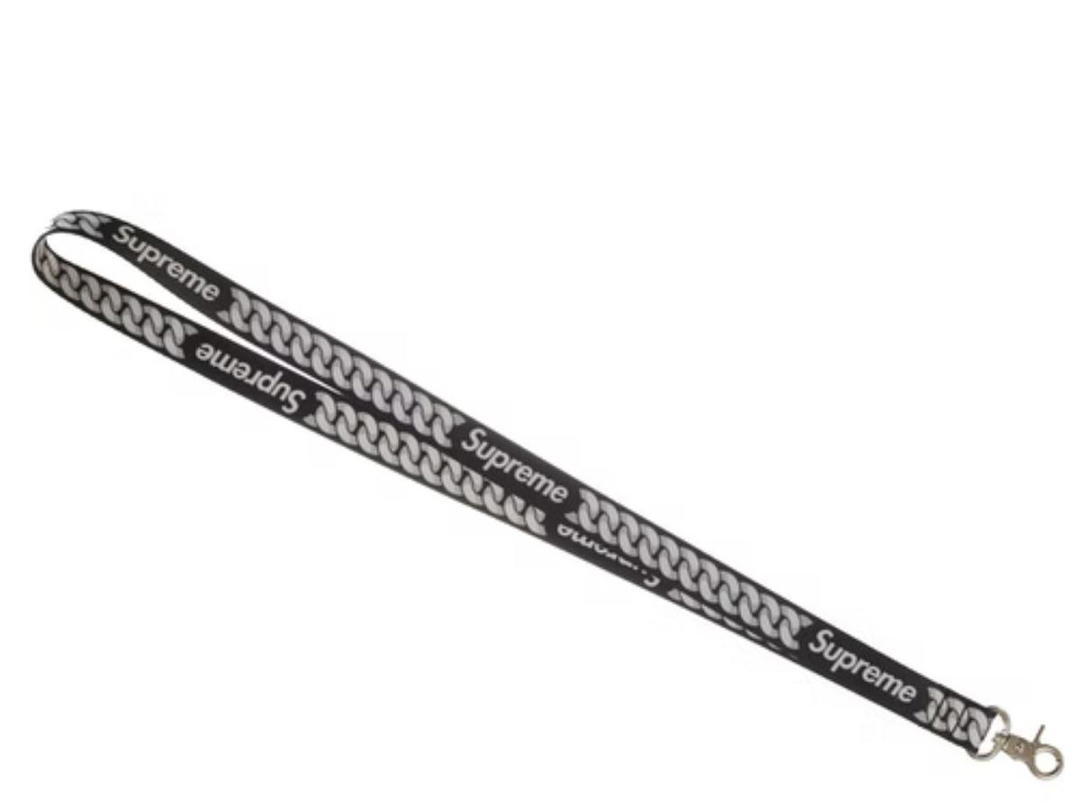 Supreme Supreme Cuban Links Lanyard Black