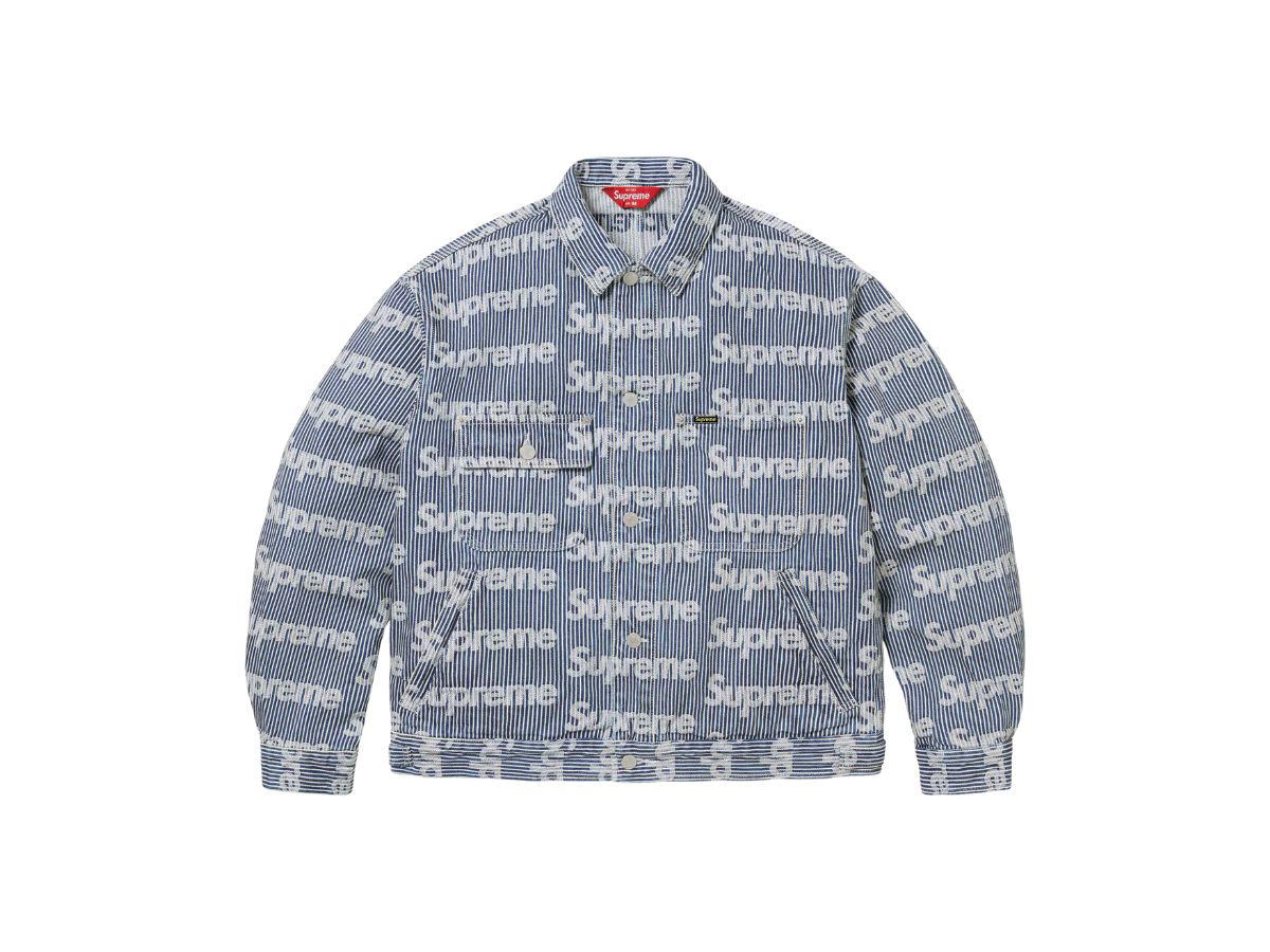 Supreme Supreme Denim Chore Trucker Jacket Stripe (SS24)