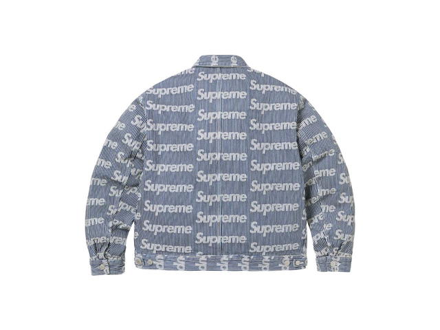 Supreme Supreme Denim Chore Trucker Jacket Stripe (SS24) - view 2