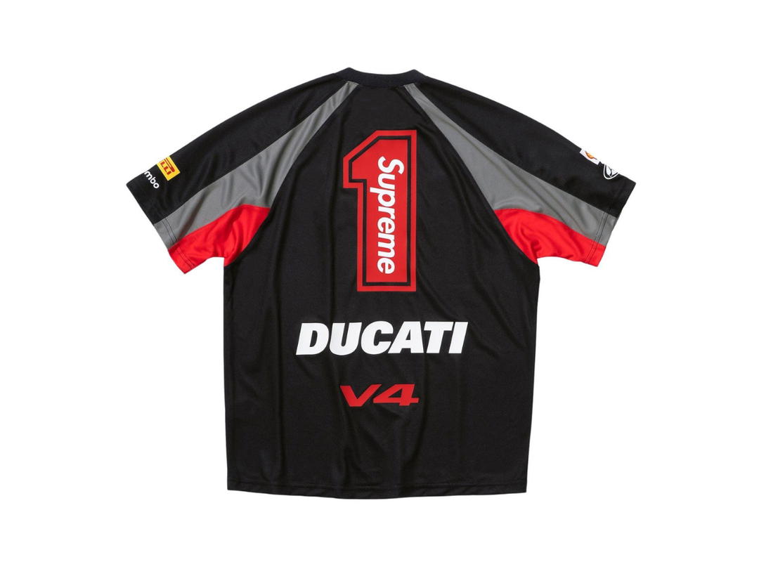 Supreme Supreme Ducati Soccer Jersey Black