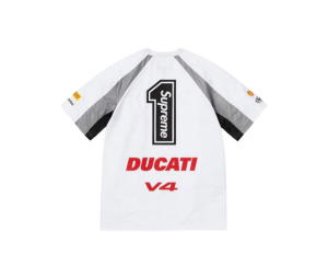 Buy Supreme Ducati Soccer Jersey White at Sasom – Authentic and Ready to Ship