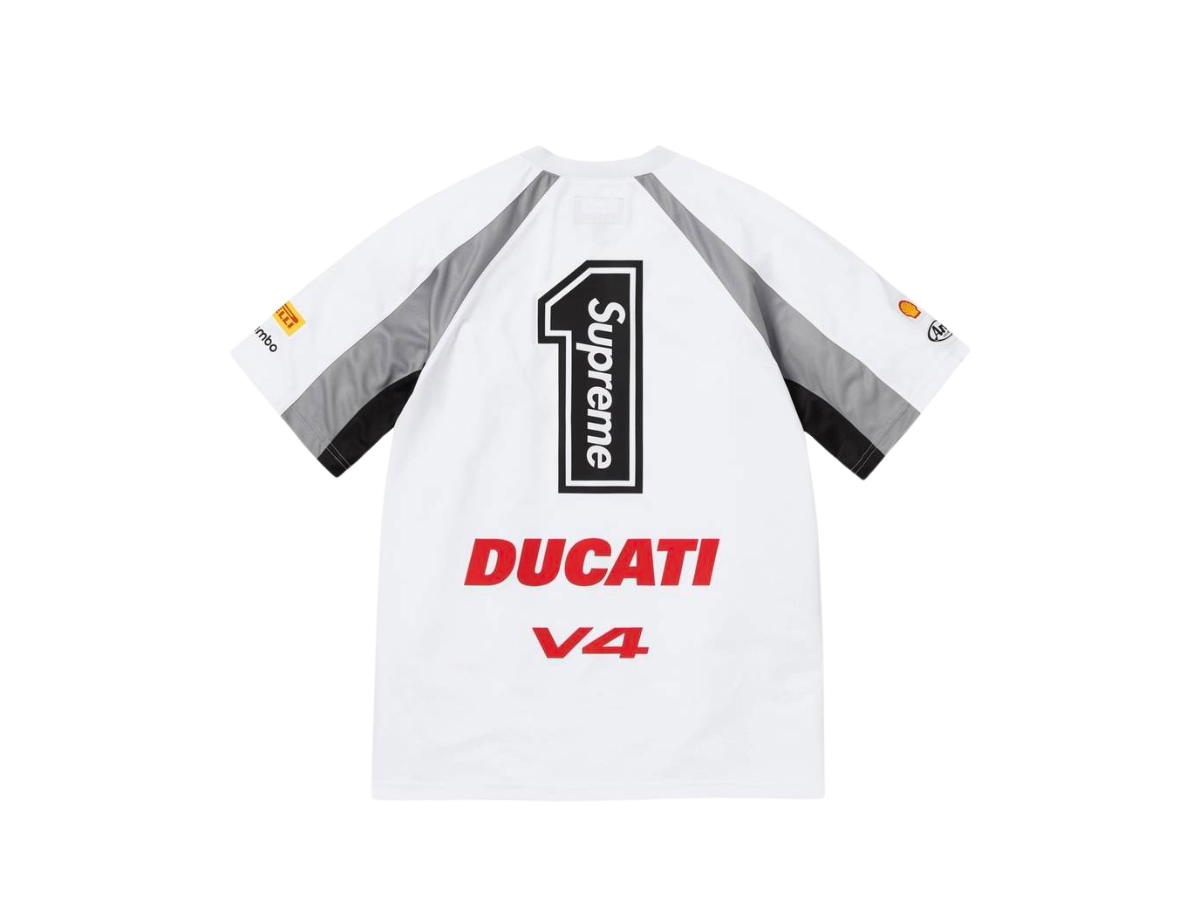 Supreme Supreme Ducati Soccer Jersey White