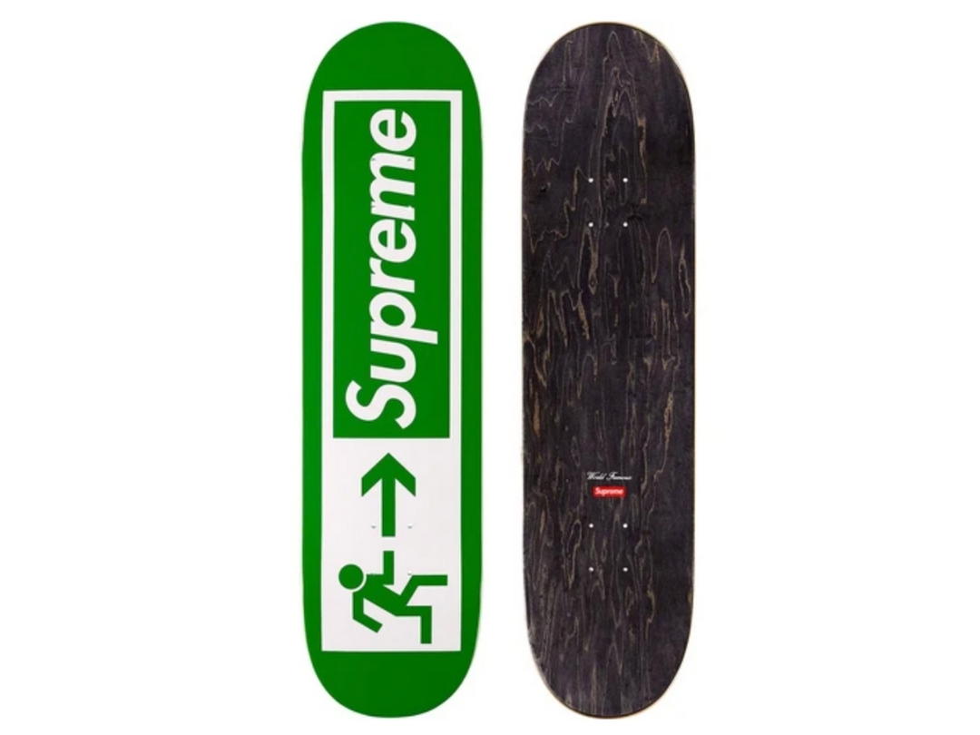Supreme Supreme Exit Skateboard Deck Green