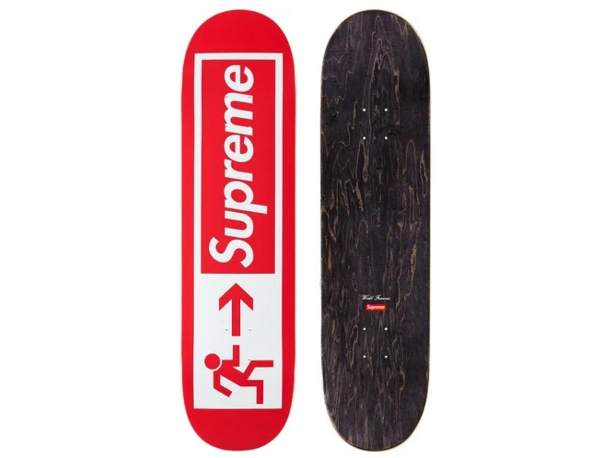 Supreme Supreme Exit Skateboard Deck Red