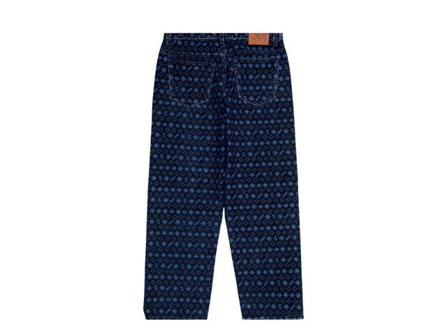 Supreme Supreme Flocked Loose Fit Jean Blue (FW24) - view 2
