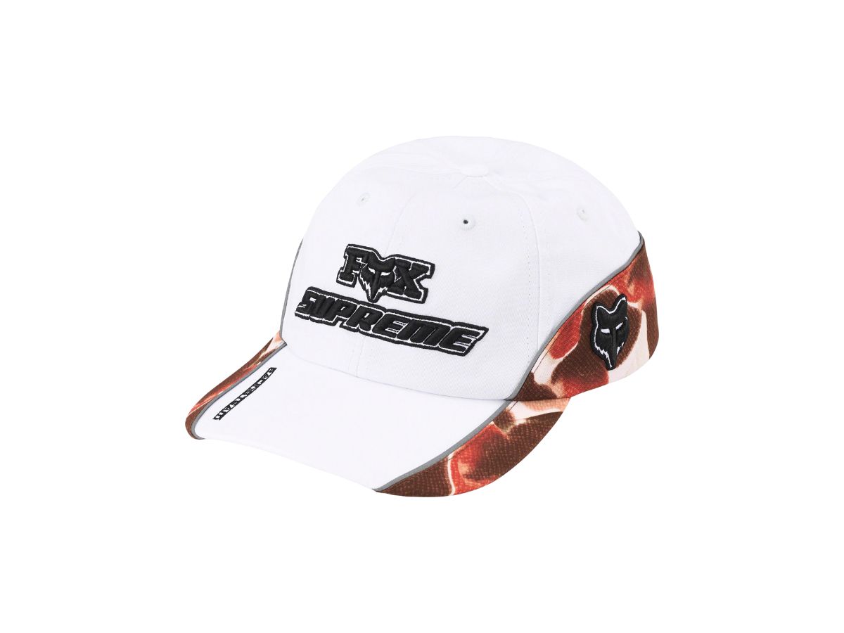 Supreme Supreme Fox Racing 6-Panel White (FW23)