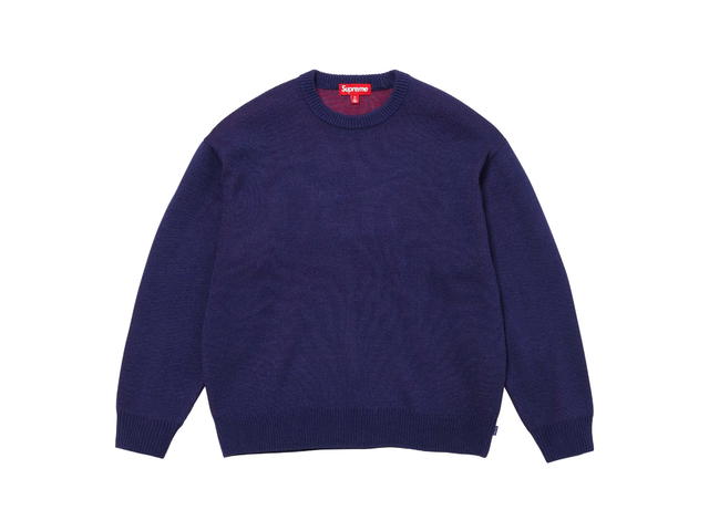 Supreme Supreme Fuck Money Sweater Navy (FW24) - view 1