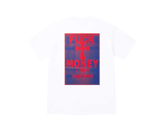 Supreme Supreme Fuck Money Tee White (FW24) - view 2