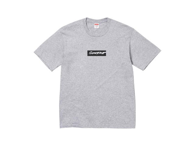 Supreme Supreme Futura Box Logo Tee Heather Grey (SS24) - view 1