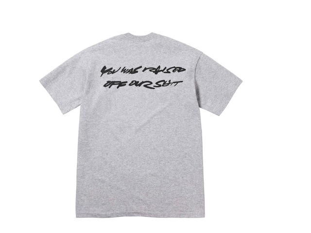 Supreme Supreme Futura Box Logo Tee Heather Grey (SS24) - view 2
