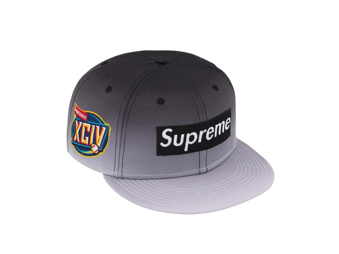 Supreme Supreme Gradient Box Logo New Era Cap Black