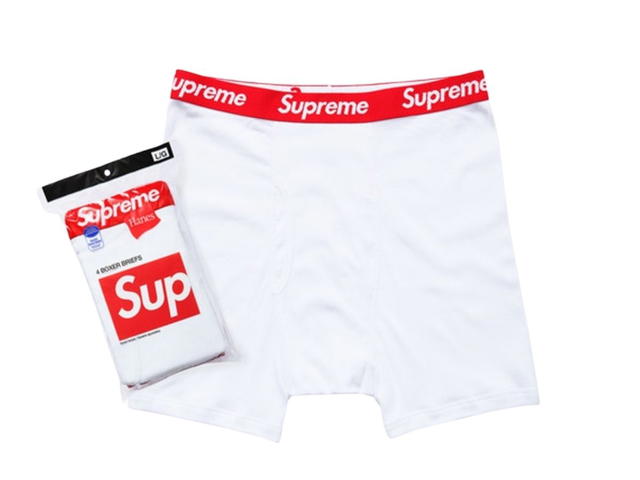 Supreme Supreme Hanes Boxer Briefs White (4 Pack) - view 1