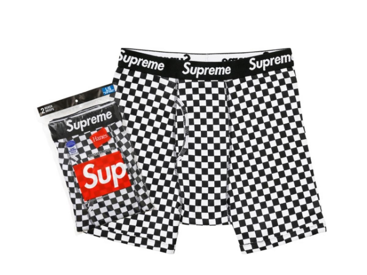 Supreme Supreme Hanes Boxer Briefs Checkered (2 Pack)