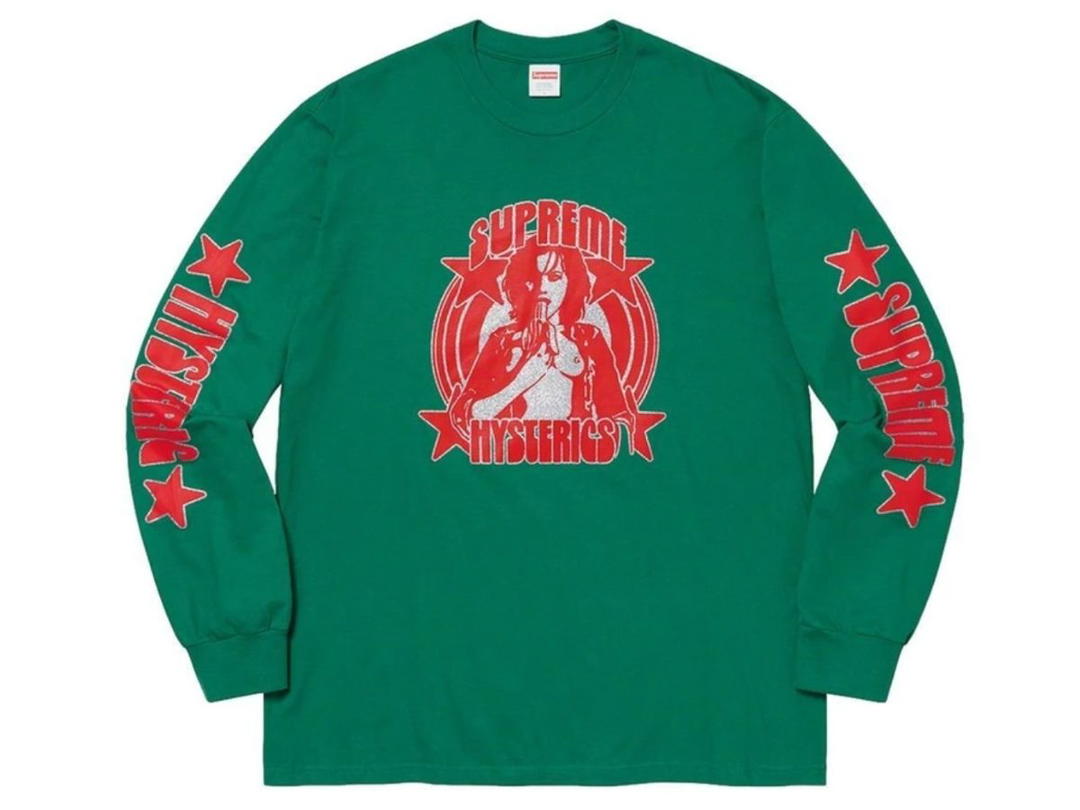 Supreme Supreme Hysteric Glamour Long Sleeve Tee Light Green