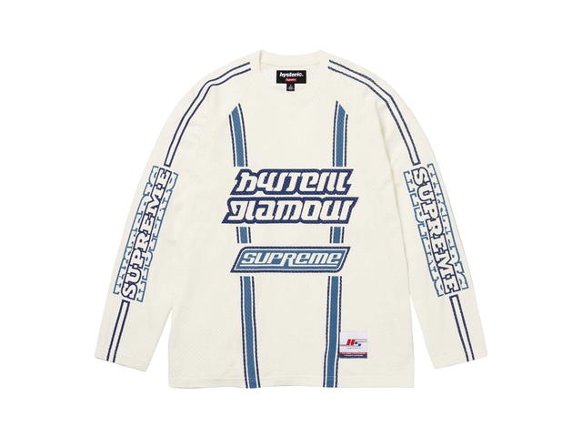 Supreme Supreme Hysteric Glamour Mesh L/S Top White (FW24) - view 1